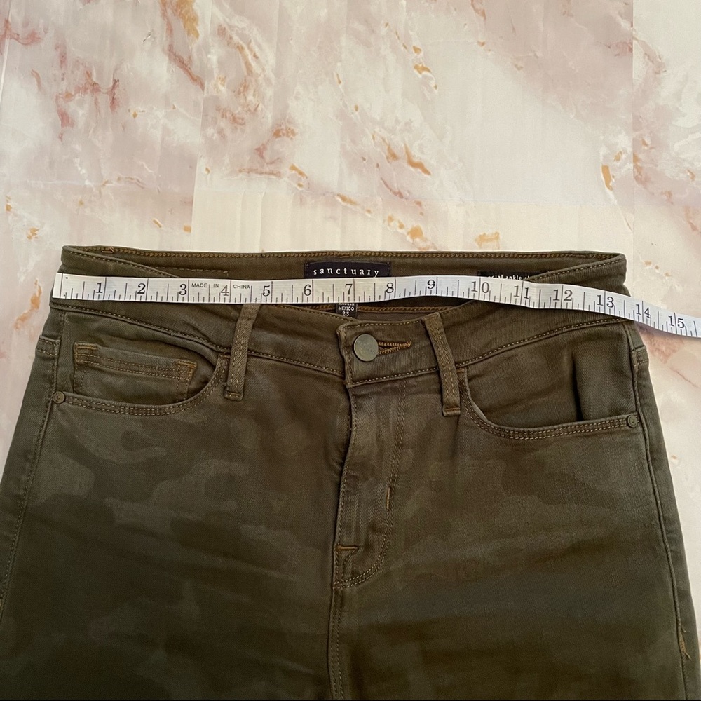 Sanctuary Denim Camo print Social Ankle Skinny Standard Rise jeans - Picture 7 of 10